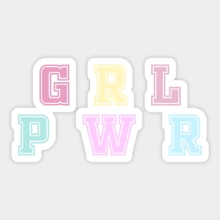 Girl power international womens Day Sticker